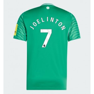 Newcastle United Joelinton #7 Jalkapallovaatteet Vieraspaita 2025-26 Lyhythihainen